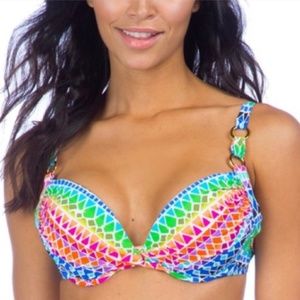 NEW LA BLANCA 6 Full Spectrum Underwire Bikini Top